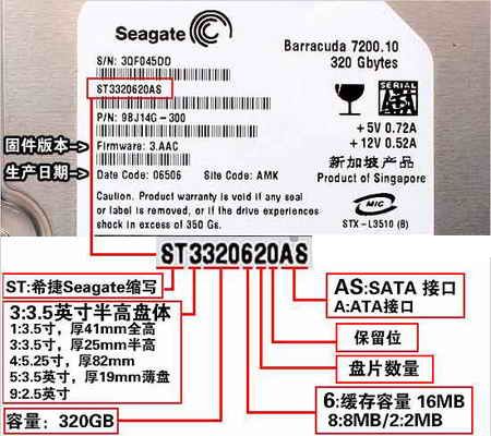 SEAGATE是什么硬盘 seagate硬盘怎么看型号