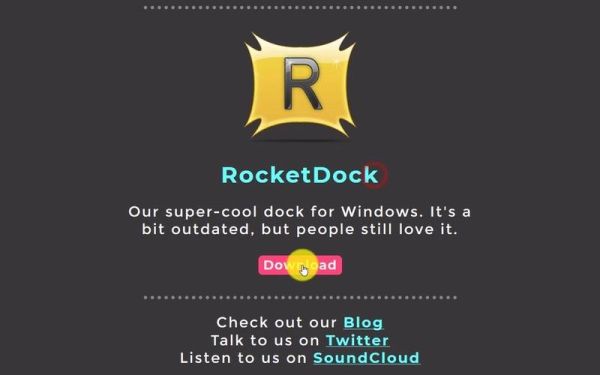 rocketdock中文版 rocketdock隐藏了怎么办