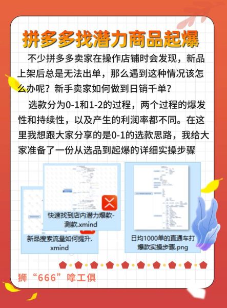 拼多多选品的方法和技巧课件:拼多多选产品技巧