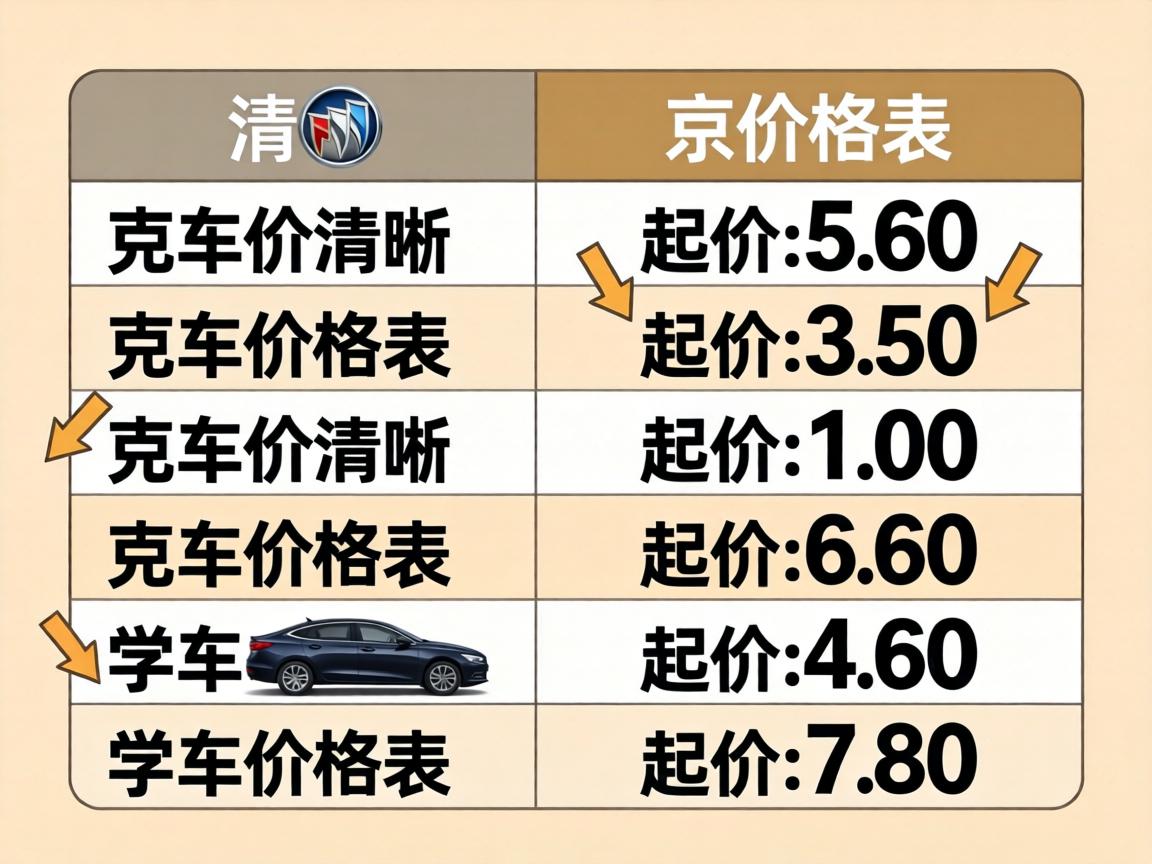 别克车型报价，别克车价格表 报价2020